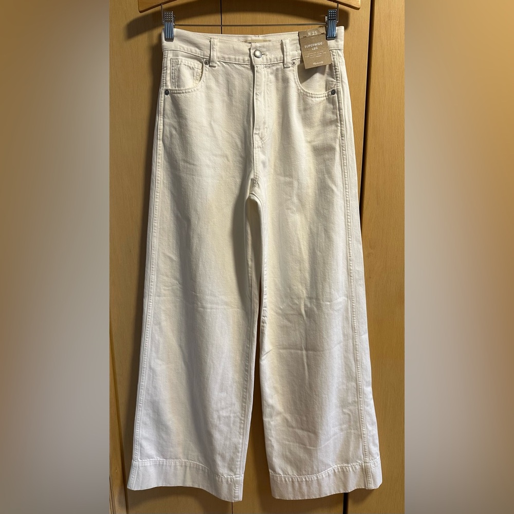 Madewell High-Rise Super Wide Leg Jeans - NWT - Picture 5 of 12